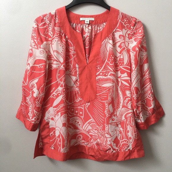 Banana Republic Tops - Banana Republic Silk Floral Patterned Top